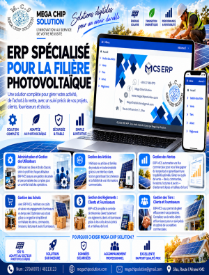 ERP photovoltaïque Mega Chip Solution